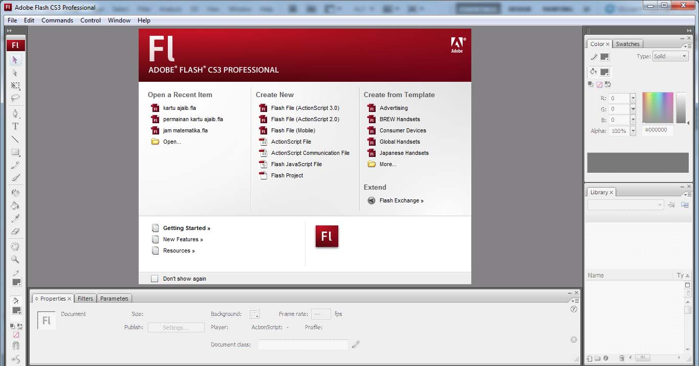 TELECHARGER ADOBE FLASH CS3 PROFESSIONAL Jocuricucaii